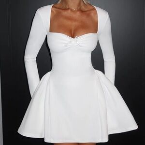 White BABYBOO Women's Mini Dress Size L